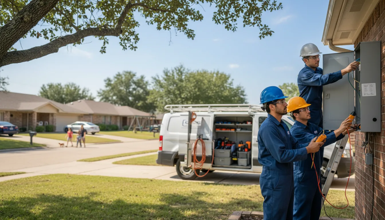 Certified electrician providing emergency electrical services in Danforth, IL